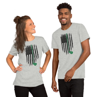 Golf and Freedom - Green-Line Golf Club T-Shirt