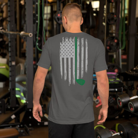 Golf and Freedom Logo - Green-Line Golf Club T-Shirt - Image 3