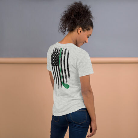 Golf and Freedom Logo - Green-Line Golf Club T-Shirt - Image 5