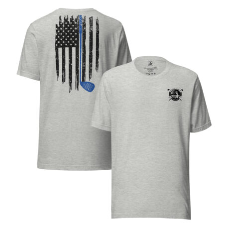 Golf and Freedom Logo - Blue-Line Golf Club T-Shirt - Image 7
