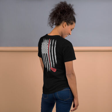 Golf and Freedom Logo - Red-Line Golf Club T-Shirt