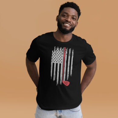 Golf and Freedom - Red-Line Golf Club T-Shirt