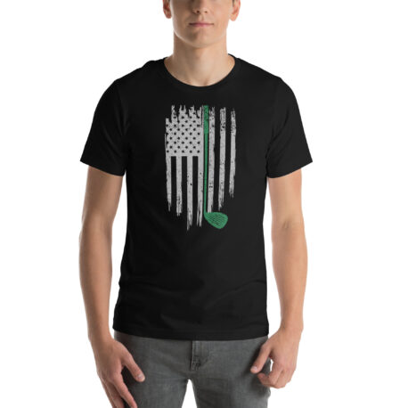 Golf and Freedom - Green-Line Golf Club T-Shirt - Image 9