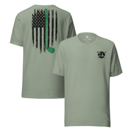 Golf and Freedom Logo - Green-Line Golf Club T-Shirt - Image 10