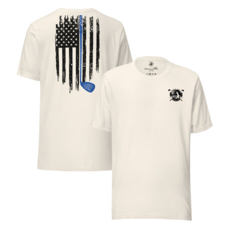 Golf and Freedom Logo - Blue-Line Golf Club T-Shirt - Image 5