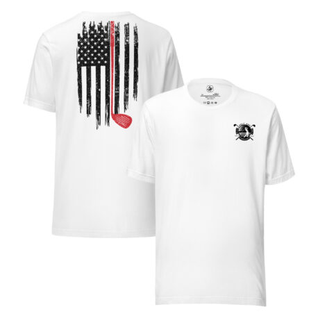 Golf and Freedom Logo - Red-Line Golf Club T-Shirt - Image 8
