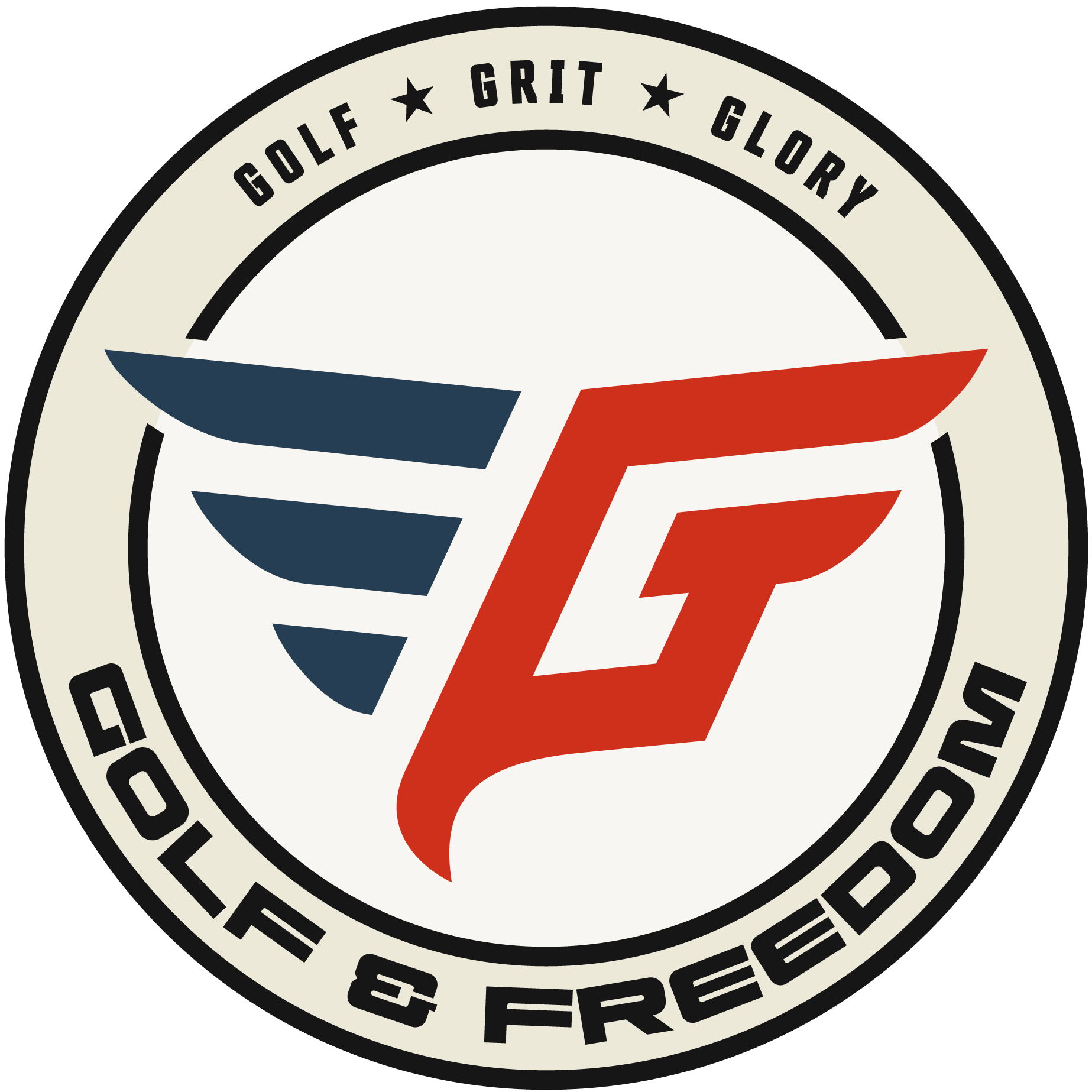 Main Golf and Freedom Badge